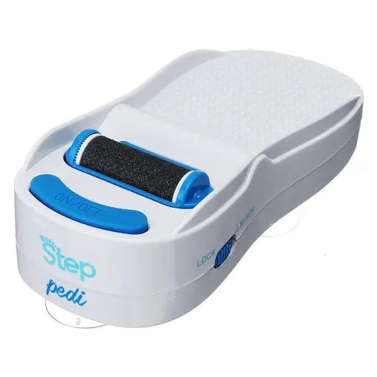 Dispozitiv Electric de Pedichiură Extramedicus – Îndepărtare Piele Îngroșată și Călcâie, Cap Abraziv Lavabil, Alb
