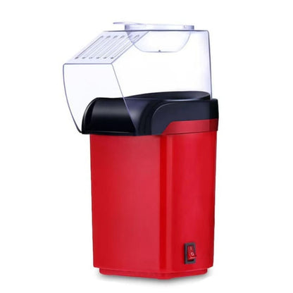 Aparat de Făcut Popcorn cu Aer Cald LEIISVK 1200W – Fără Ulei, Gata în 3 Minute, Roșu