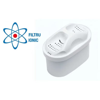 Cana Filtrantă pentru Apă Casena – Capacitate 2.5L, Cartuș Inclus, Filtrare Calcar și Clor, Albastru