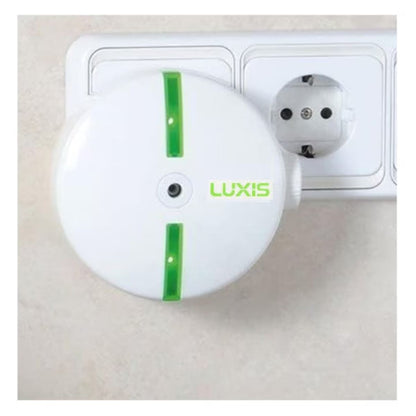 Purificator de Aer Ionic Portabil Luxis ATC-AP01 – Ionizator de Priză, Silențios 26.3 dB, Fără Filtre, 20 m², Alb/Verde