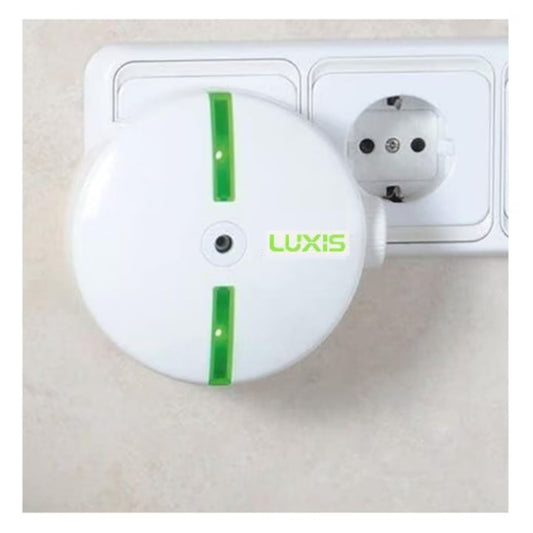Purificator de Aer Ionic Portabil Luxis ATC-AP01 – Ionizator de Priză, Silențios 26.3 dB, Fără Filtre, 20 m², Alb/Verde