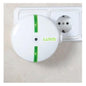Purificator de Aer Ionic Portabil Luxis ATC-AP01 – Ionizator de Priză, Silențios 26.3 dB, Fără Filtre, 20 m², Alb/Verde