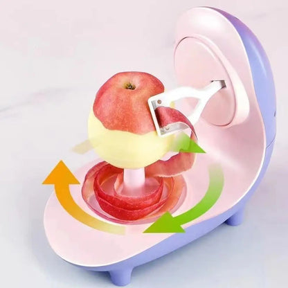 Aparat Electric de Curățat Fructe și Legume Casena Skin Snap – Curățare Automată, Alb/Negru