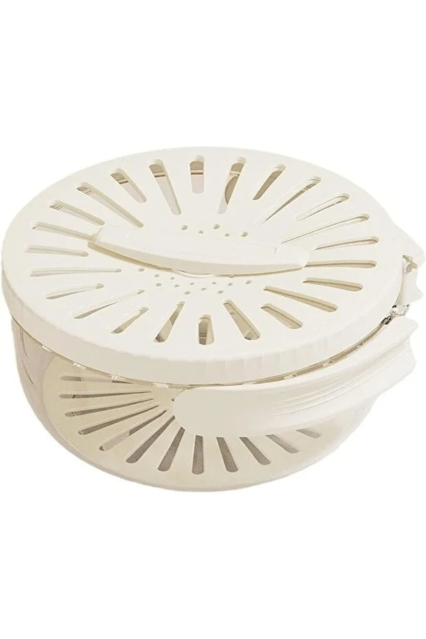 Set 2 în 1 Bol cu Strecurătoare și Caserolă pentru Fructe și Legume Primlife – 15.5x8.3 cm, Gri/Transparent