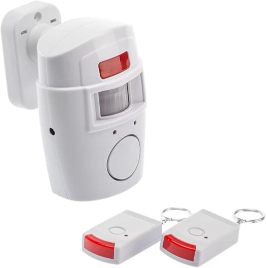 Sistem de Alarmă Wireless Ulușem pentru Locuințe – Detector Mișcare PIR, Sirenă 105 dB, 2 Telecomenzi
