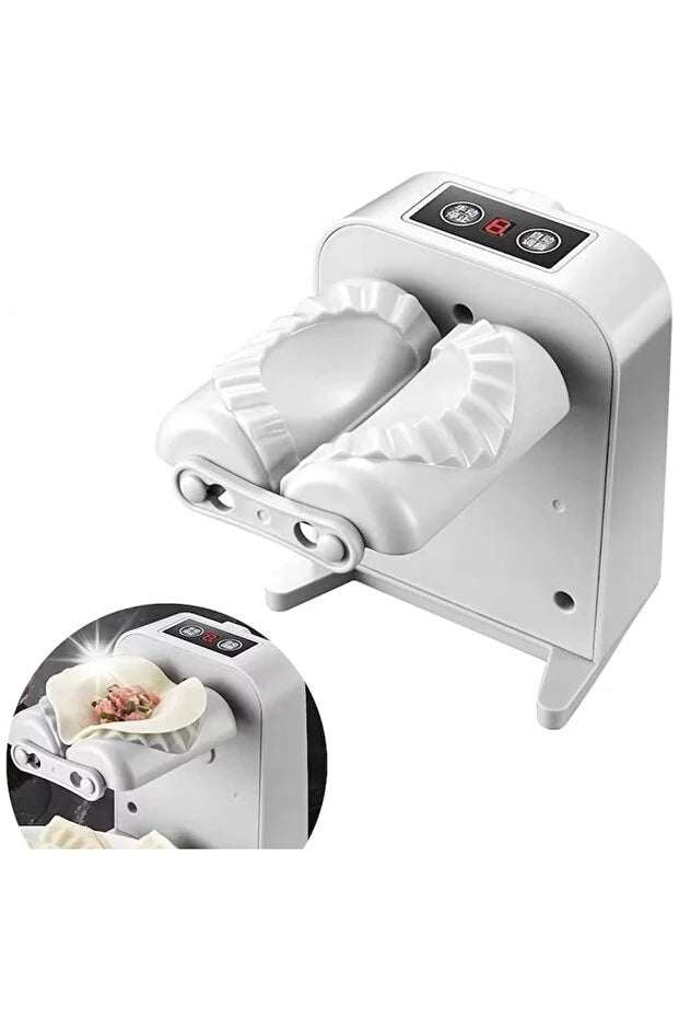 Aparat Electric Automat pentru Colțunase, Găluște și Ravioli Yato – Acumulator USB, 2 Moduri, Alb/Gri