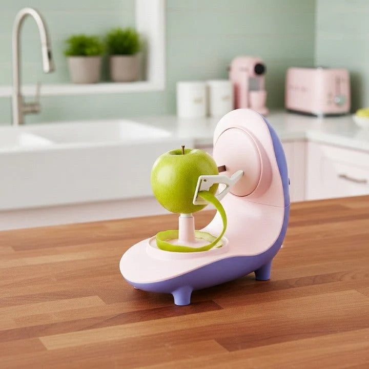 Aparat Electric de Curățat Fructe și Legume Casena Skin Snap – Curățare Automată, Alb/Negru